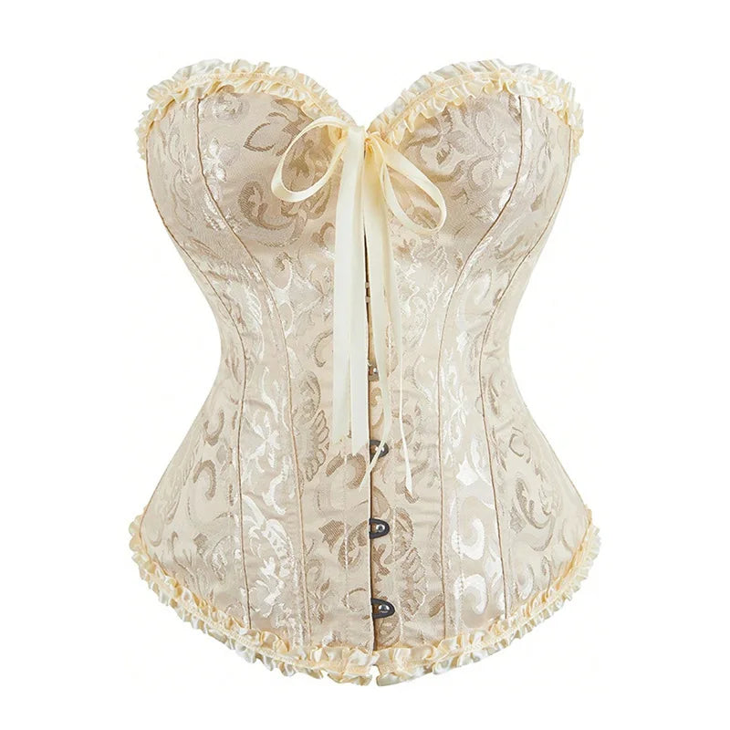 Charming Corset Quick Sexy Bone Corset Waist Slimming Chest Support Gathering Waist Slimming Gathering Waist Tight Corset 51U2