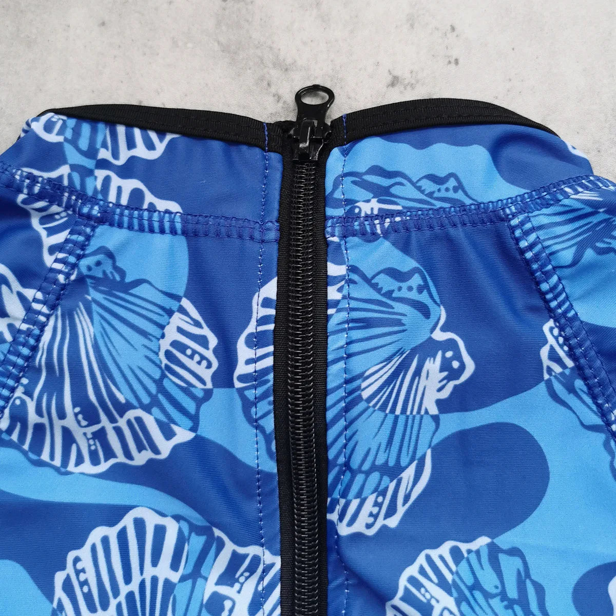 2026 Print One Piece Swimsuit Long Sleeve Swimwear Women Bathing Suit Vintage Zipper Swimsuit One Piece Surfing Swim Wear