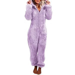 Mode Sourire Vêtements De Nuit Ensemble Plus La Taille Capuche Ensembles Pyjamas pour Femmes Adultes pour Hiver plus size onesie
