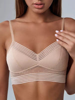 Sexy lace U-shaped backless lingerie for women without steel rings beautiful back bra ultra-thin invisible bra cross-border b