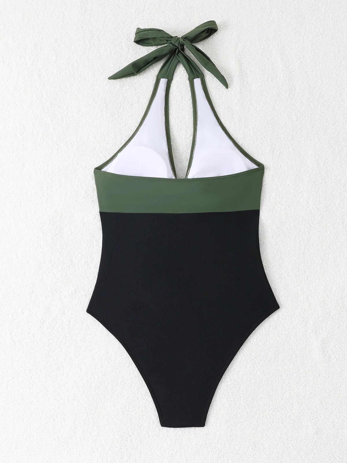 2026 Halter Swimsuit One Piece Slim Vintage Swimwear Women Sexy Bathers Bathing Swimming Swim Suit Female Beachwear XL