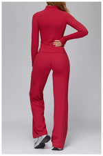 New yoga set 2 pieces gym set Women Long Sleeve Sports Shirts Sports Bra Leggings Suit Fitness Running Workout Suits Tracksuit