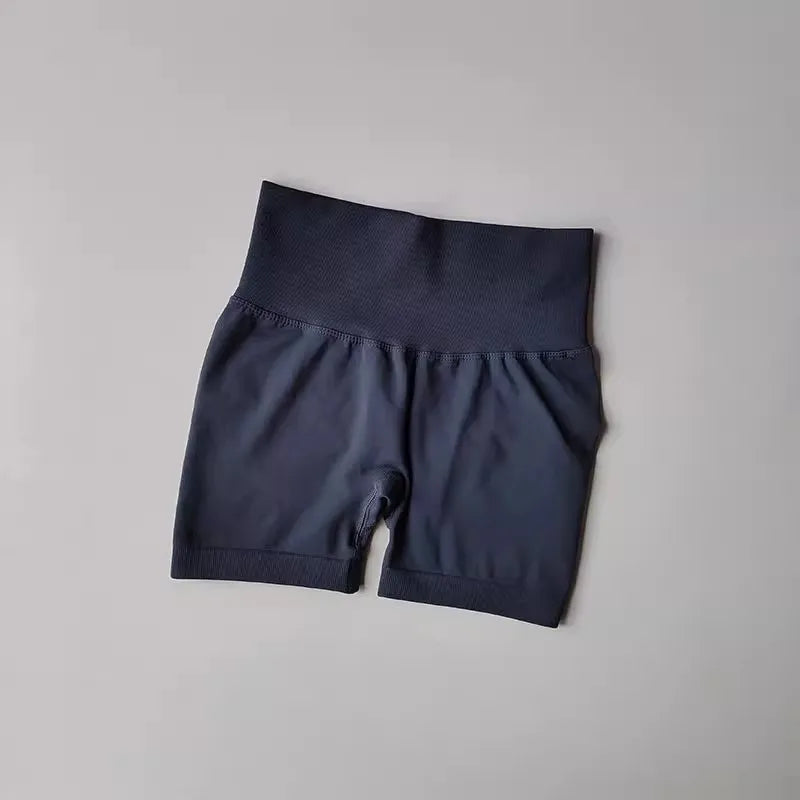 Women's High Waist Sports Shorts Peach Hip Lifting Waist Tightening Slimming Running Training Fitness Clothing