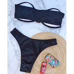 13 Color 2026 New Sexy Bandeau Bikini Women Swimwear Female Swimsuit Two-Pieces Bikini Set Padded Bather Bathing Suit Swim V4647