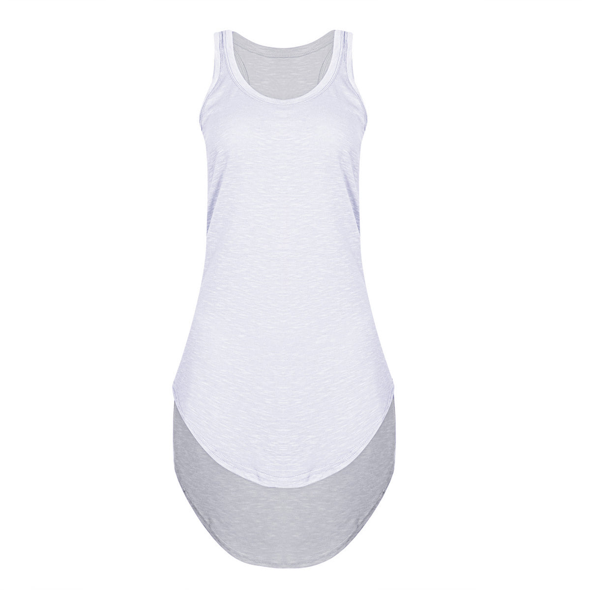 Women's Summer Dresses Casual Women Summer Plus Size Tank Dresses Solid Color Mini Dress U Neck Cotton Women Bridal Shower Dress