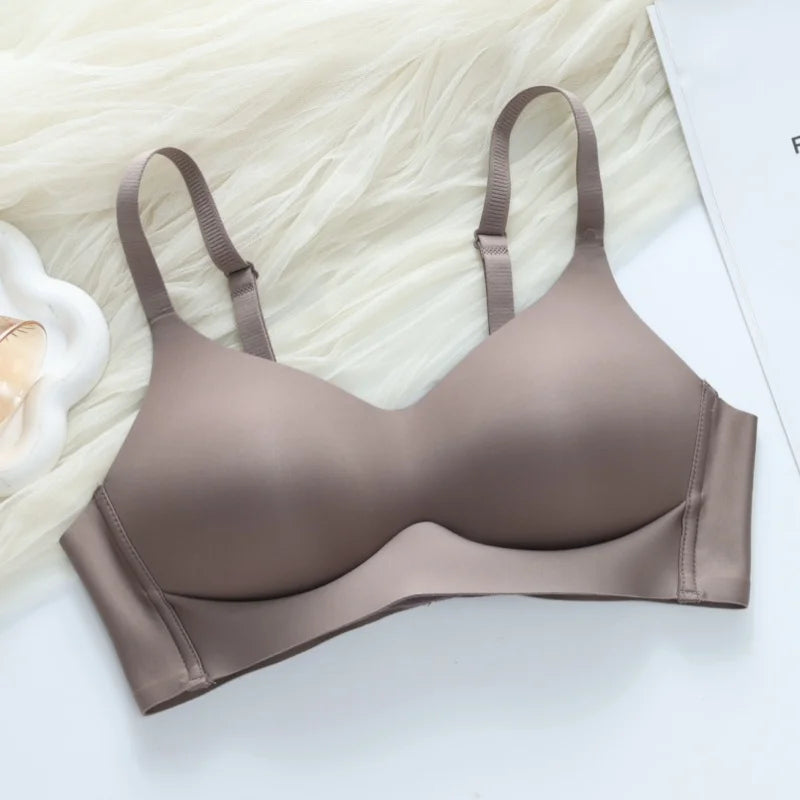 Seamless Bras For Women Non-wire Brassiere Push Up Bra No Steel Ring Tube Bra Top Underwear Female Sexy Lingerie S-3XL