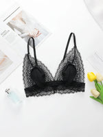 Sexy Lace Deep V Bralette for Women Casual Beach Wear bra Y2K Aesthetic Crop TopSummer Vacation Outfit Lingerie bra A2375