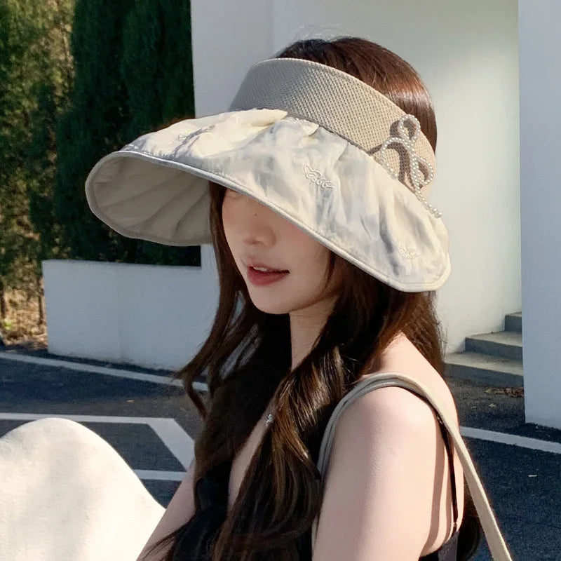 Summer empty top sun hat outdoor sports sun protection hat casual sun hat