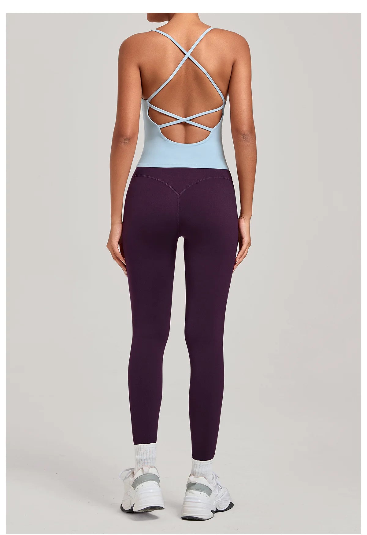 Women Sports Yoga Vest With Cross Shoulder Straps Quick Drying Sexy Yoga Bra Gym Breathablefitness Push Up Training Sports Vest