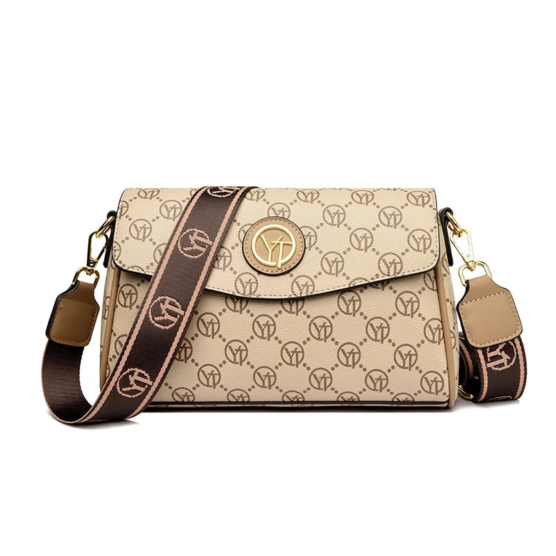 New Fashion Luxury Brand Women's Shoulder Bag High Quality Lady Crossbody Bag Round Women's Wallet Waterproof Women's Handbags