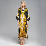 2026 Women Swimsuit Beach Cover Up dress Sleeve Kaftan Beach Tunic Long Pareos Bikinis Cover ups Summer Robe Plage Beachwear