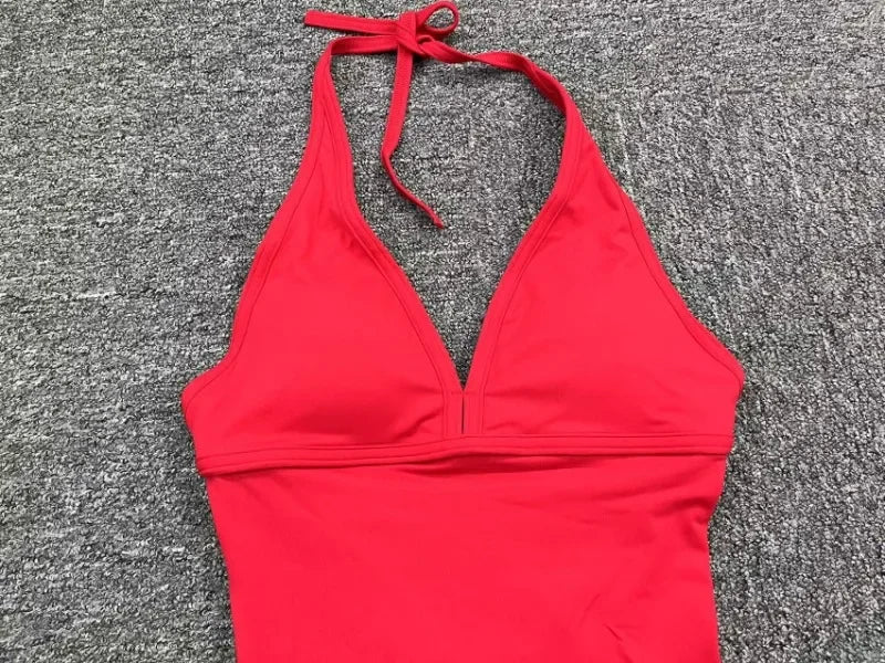 Women's High Elasticity One-Piece Fitness Jumpsuit - Tight Peach Hip Jumpsuit & Air Back Yoga Pants for Workout Gym Running