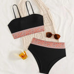 ZTVitality Patchwork Print Push Up Sexy Bikini 2026 New Arrival Padded bra High Waist Swimsuit Female Swimwear Women Brazlilan