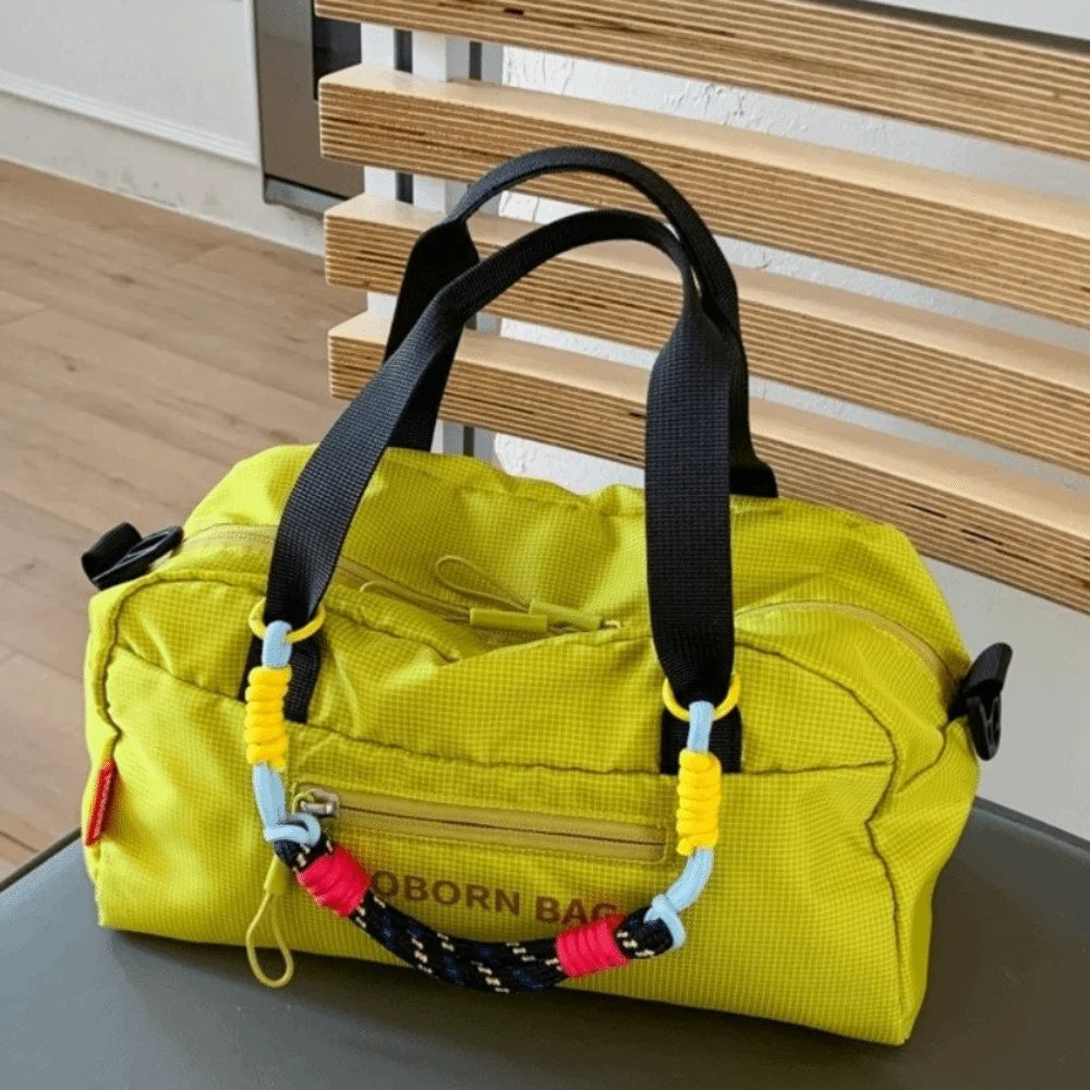 Simple Lightweight Bowling Bag Leisure Adjustable Strap Nylon Crossbody Bag Large Capacity Casual Women's Handbags Outdoor