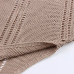 2025 Sexy Hollow Out Crochet Knitted Tunic Beach Cover Up Cover-ups Beach Dress Beach Wear Beachwear Female Women Long Dress