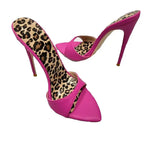Sexy 12cm high heels shoes women slippers pointed toe dress dating party fashion sexy women sandals handmade plus size
