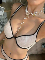 New European and American style sexy front-clasp push-up bra for women, anti-sagging, pure desire style, embroidered thin bra