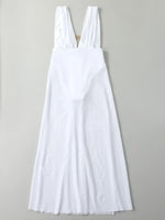Sexy White Dress One Piece Swimsuit 2026 Women Embroidery Floral Designer High Waist Swimwear Vintage Beach Bathing Suit Bikini