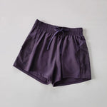 Women's Summer Sports Fitness Short Quick Dry Loose Anti Glare with Pocket Style New Pants
