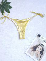 Micro Bikinis New Sexy Women Swimsuit Female Push Up Swimwear Solid Geen Bikini Set Bandeau Biquini Bathing Suit Beachwear