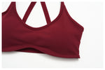 2 Piece Summer Yoga Sets for Women Hollow Back Cross Sports Bra Fitness Clothes Tight High Waist Shorts Running Workout Clothes