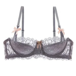 MOYISU French Romantic Lace Comfortable Breathable セクシー Tushy Slim Bra Collection Pure Desire Girls Push Beautiful Underwear SET