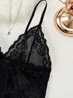 New Fashion Robe Lingerie Set Black Lace Bralette Thong Shorts Women's Luxury Sleepwear Nightwear Elegant Sexy Gift Bridal
