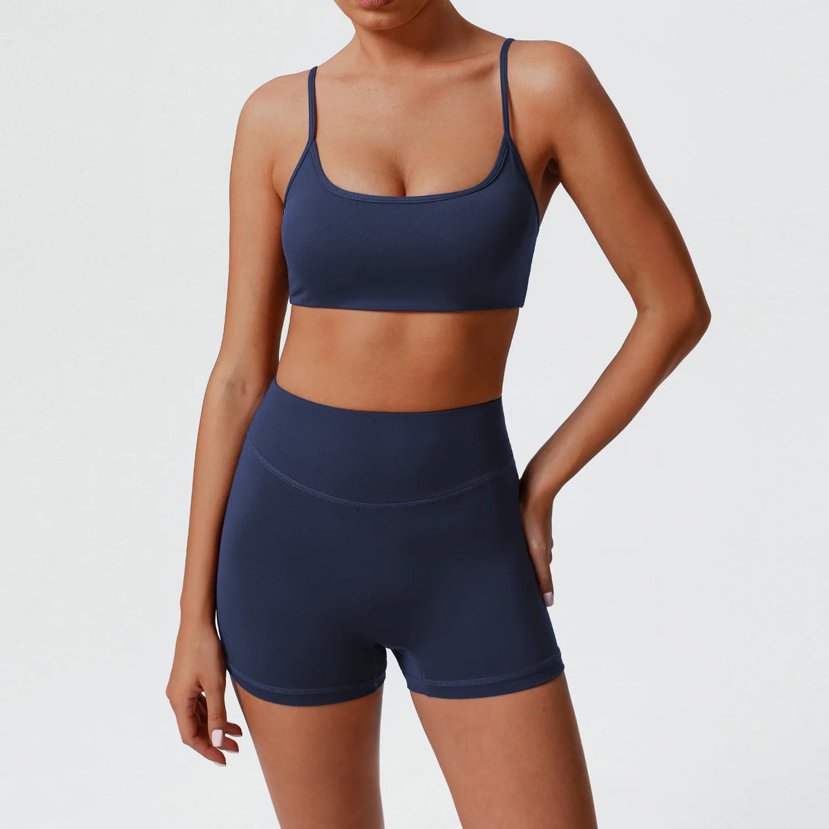2 Pieces Sportswear Women Yoga Shorts Set Short Sleeve Sports T Shirts High Waist Hip Lifting Running Leggings Fitness Outfits