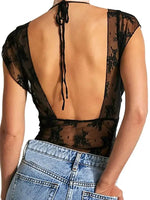 Women Floral Lace Vest Sleeveless V Neck Corset Tops Summer Backless Sexy Tank Top Retro Y2K Aesthetic Clothes