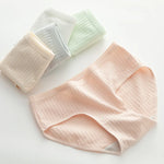 1Pc Women Cotton Panties Stretch Comfy Underwear Low Waist Briefs Female Underpants Sexy Lingerie Panties M-XL Solid Color Panty