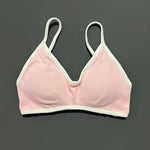 Contrastline Bra Women Backless Knitted Sports Bra Solid Color Gym Fitness Top With Chest Cushion Sexy Suspender Yoga Sports Bra