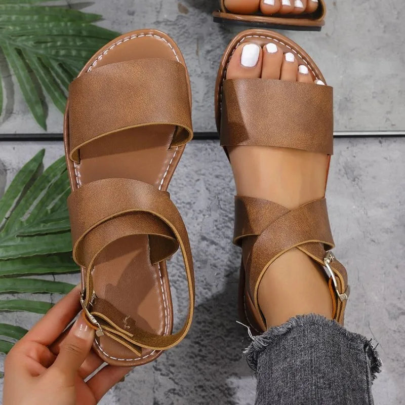 Women'sFlat Sandals Casual Comfortable Summer Shoes Women Lightweight Non SlipBeach