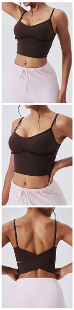 Yoga Set Sports Outfits Women Clothes Fitness Tracksuit Gym Loose straight-leg pants Workout Female Bra New Yoga Suit Sportswear