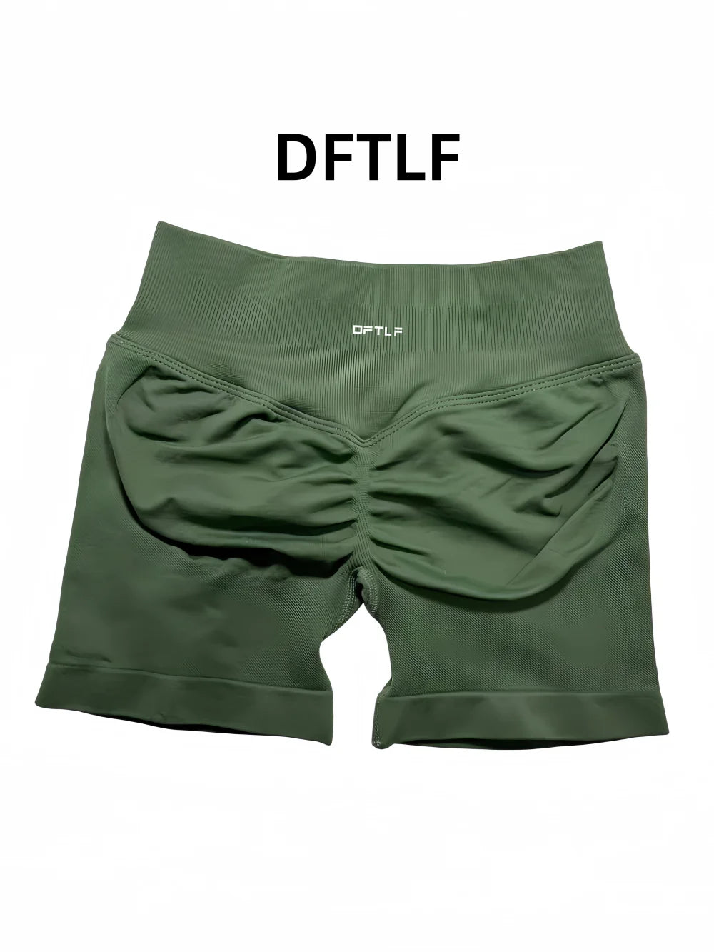 DFTLF Women High Waist Yoga Shorts Scrunch Butt Lift Workout Short Squat Proof Fitness Gym Running Sports Push Up Athletic Leggi