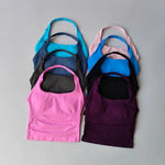 Neck Halter Yoga Vest Shockproof Running Sports High-strength Sports Underwear Fitness Pilates Suspender Beautiful Back Summer