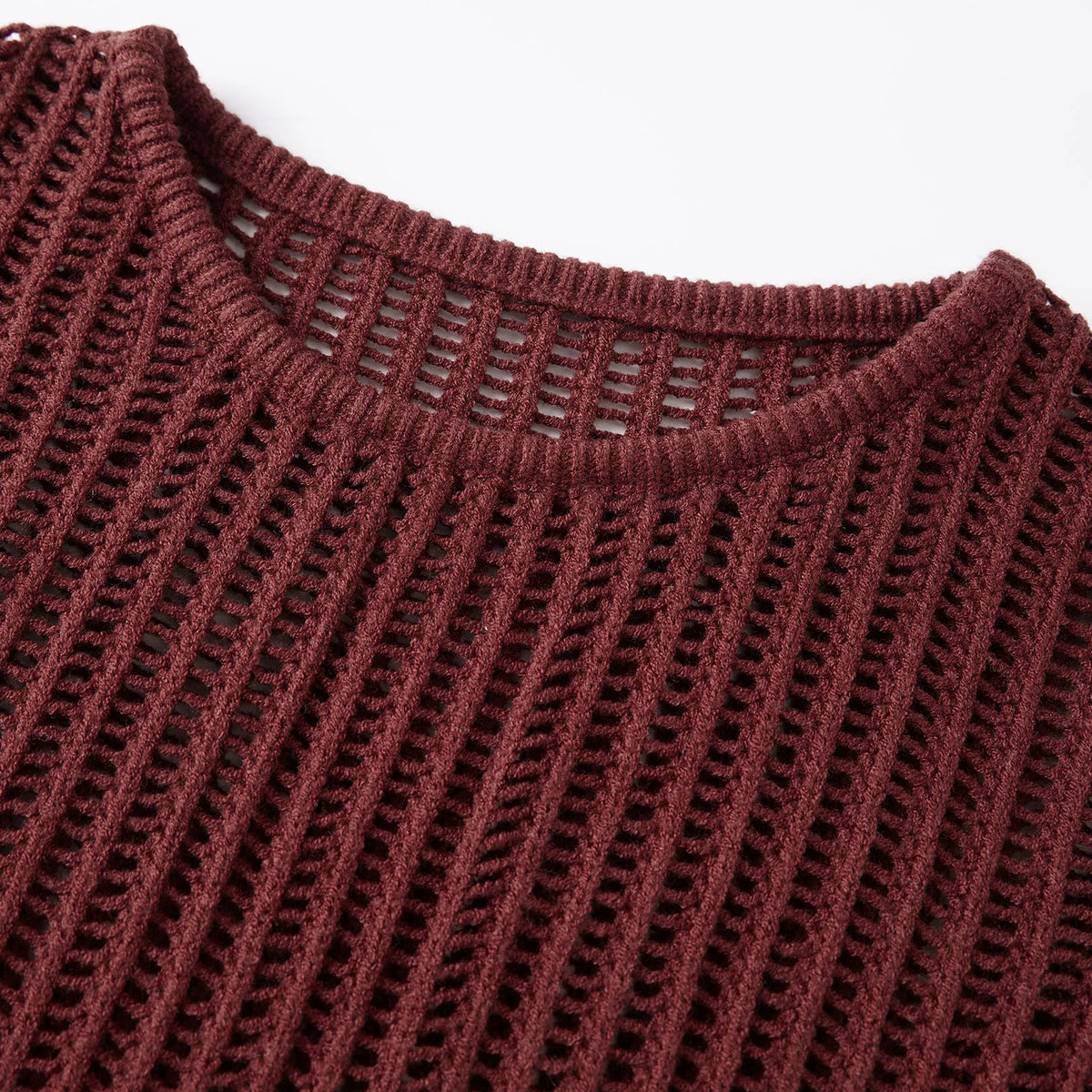 Women Hollow Out Knit Cover-ups Outfit See Through Tank Tops and Drawstring Mini Skirt 2 Piece Sets Daily Casual Beach Summer