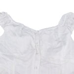 Phantasy Y2K Women Tops White Lace T-Shirt Button Tees Vintage French Style Tops 2025 Spring Summer Tops Female Streetwear