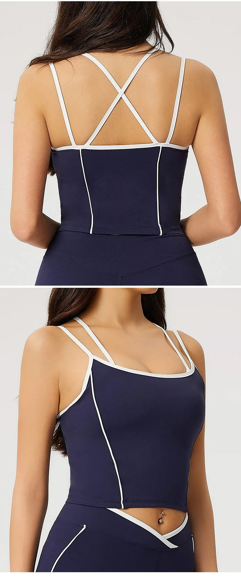 Sports Bra High Lmpact Sports Bra Women Sexy Yoga Fitness Top Workout Sports Underwear Push-Up Bra Sportswear Sports Top Female