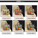 Design Patchwork Zipper 2026 Hot Sale Women's Bags Retro High Quality Women's Bags PU New Personality Stylish Shoulder Bags