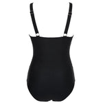 2024 Sexy One Piece Swimsuit Women Mesh Strappy Plunge Swimwear Tummy Control Bathing Suits Beach Wear Monokini Swimming Suit