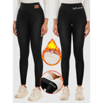 1/2/3Pcs Women's High-Waisted Butt-Lifting Leggings - Soft Fleece-Lined, Tummy Control, Stretchy & Comfortable For Fall/Winter