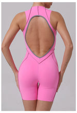 Yoga Jumpsuit Summer Short Sleeveless Sports Wear Gym Fitness Sports Bodysuit Women Dance Running Workout Clothes Yoga Jumpsuit