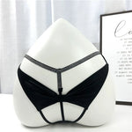 Rhinestones Girls Sexy G String Panties Women Underwear Briefs Hollow Out Thong Transparent Lingerie Intimates