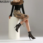 Plus Size Women Patent Leather Mesh Spliced Ankle Boots Back Zipper Peep Toe Lace Up Stiletto High Heels Hollow Out Summer Booti