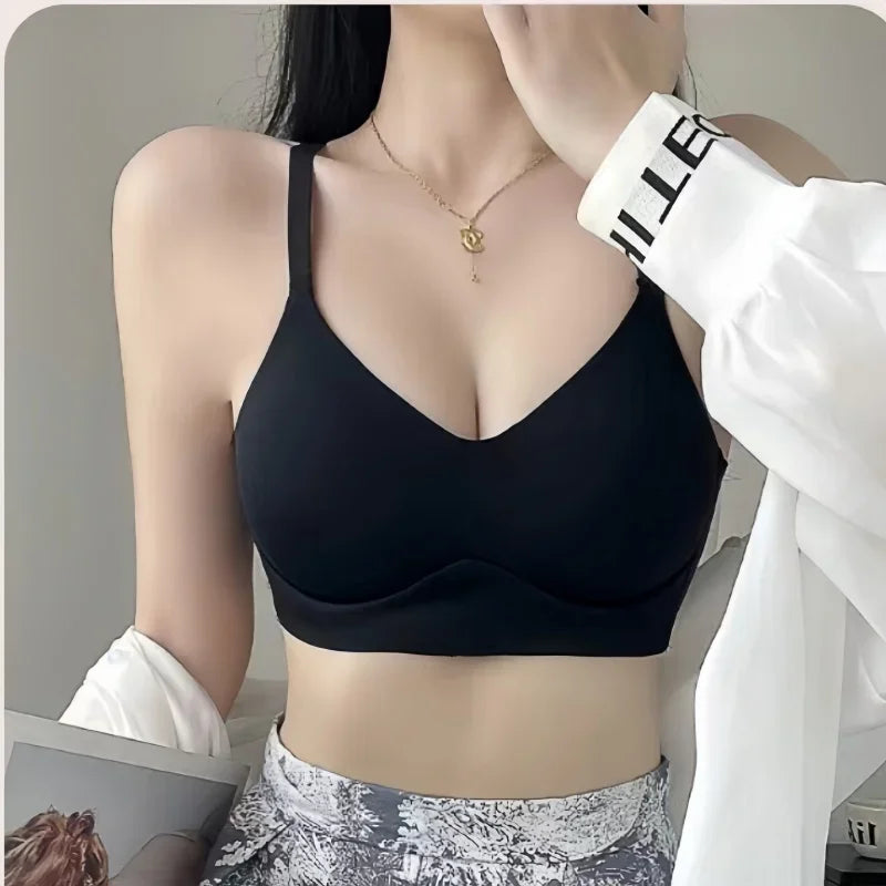 Seamless Bras For Women Non-wire Brassiere Push Up Bra No Steel Ring Tube Bra Top Underwear Female Sexy Lingerie S-3XL