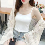 Women Summer Vest U-Neck Sleeveless Slim Fit Tank Tops Thin Vest Solid Color Lace Trimmed Camisole Streetwear