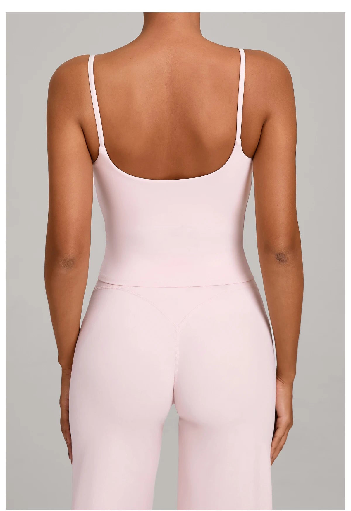 GYM Tank Top With Built In Bra women's Yoga clothing running Square Neck fitness vest beautiful back sports Workout