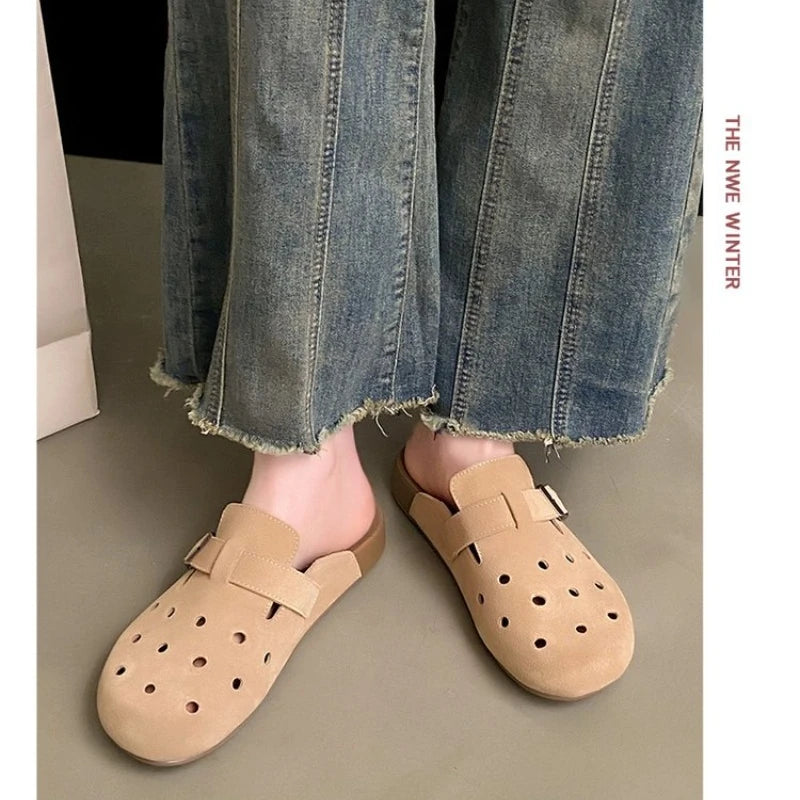 SummerWomen Slippers Platform Cork Slides Outdoor Garden Shoes Beach Slippers Lovers Casual Indoor Shoes Loafers 34-42