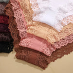 3Pcs Sexy Cotton Lace Panty Women Low Waist Panties Underwear S-XL Solid Color Ladies Briefs Lingere Underware Comfortable Women