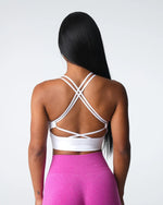 Virtue Seamless Sports Bra Women Backless Gym Crop Top Medium Impact Padded Yoga Bras Strappy Push Up Fitness Brassiere Woman